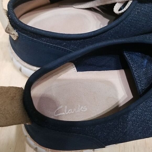 Clarks Canvas Freedom Shoes Men’s  Size 8 1/2 - Picture 6 of 11